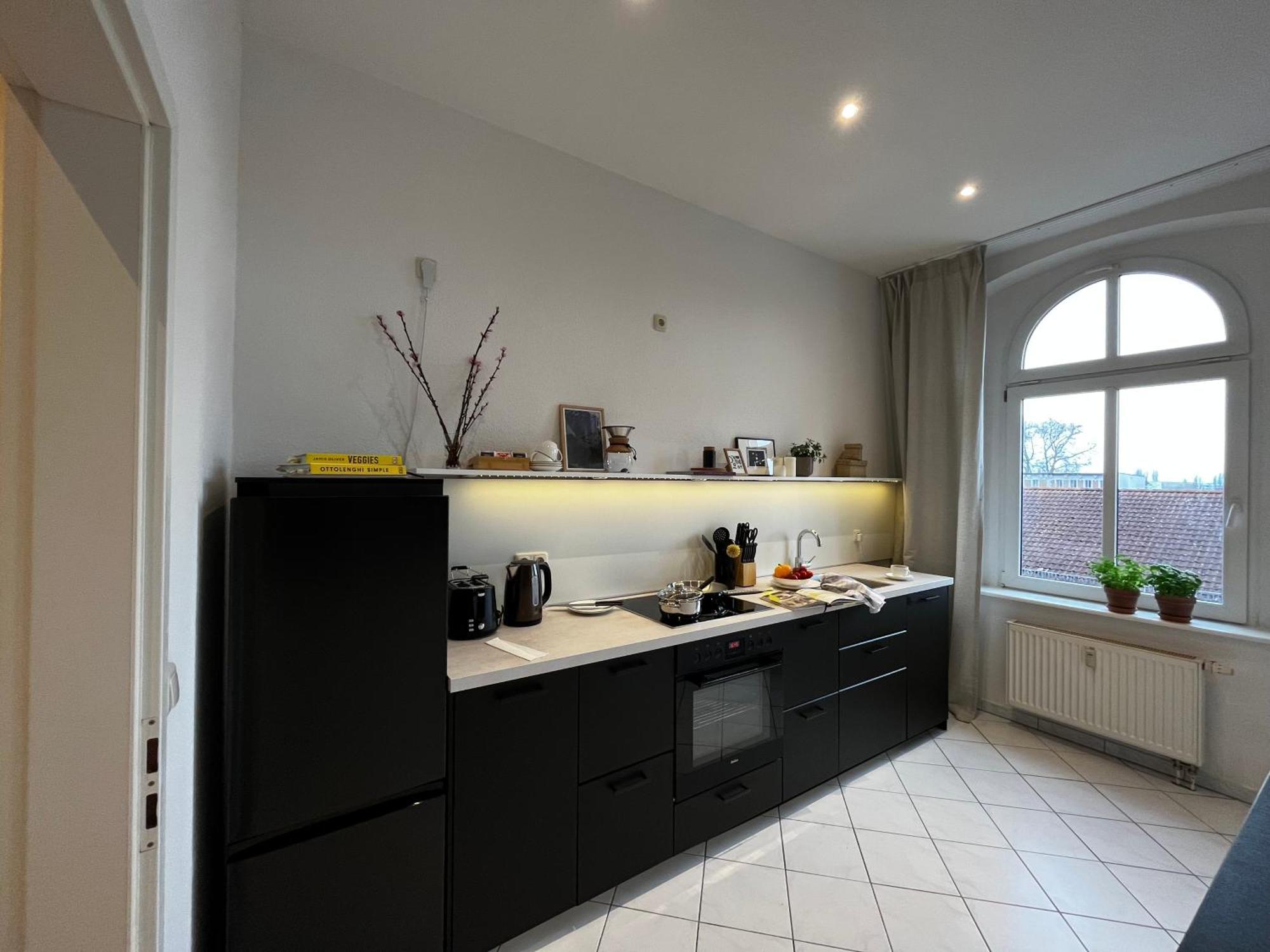 Moka Living-Sunset Apt, Nordic Design,Kueche,Wlan, Smarttv Magdeburg Exterior foto